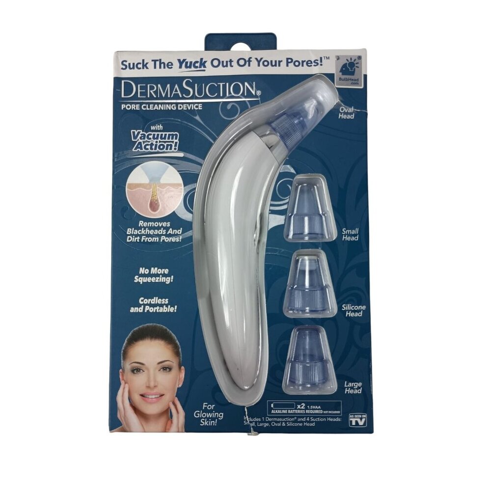 BulbHead DermaSuction Suction Pore Cleaning Device With Vacuum Action (SEALED)